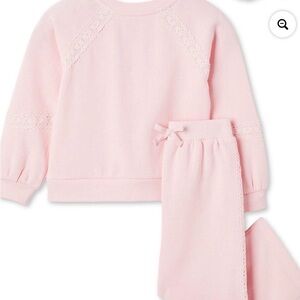 Bundle:Btween Light Pink Lace and Gray Matching outfit Set x2